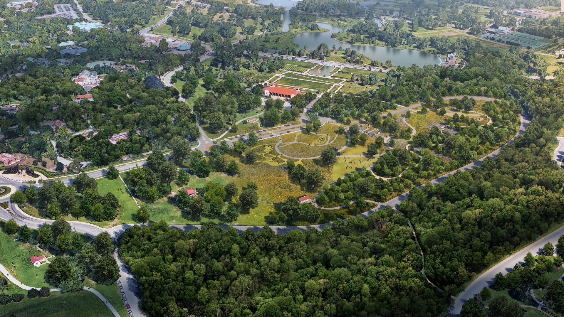 Nature Playscape in Forest Park
